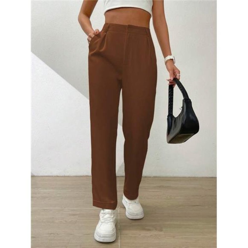 Women's Slanted Pocket Straight Leg Pants
